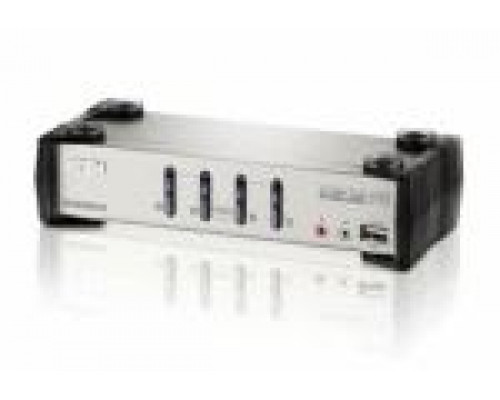 Переключатель электронный ATEN 4-Port PS/2-USB VGA/Audio KVMP™ Switch with OSD купить QBS.ru