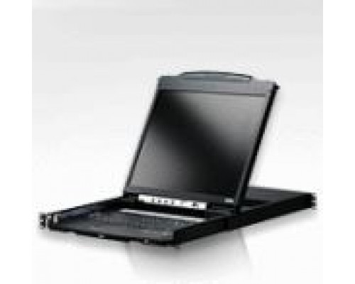 Квм консоль ATEN 19 Dual Rail LCD Console (PS/2-USB, VGA) купить QBS.ru