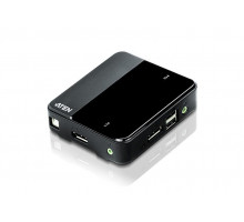 Квм переключатель ATEN 2-Port USB DisplayPort/Audio KVM Switch (4K Supported and Cables included)