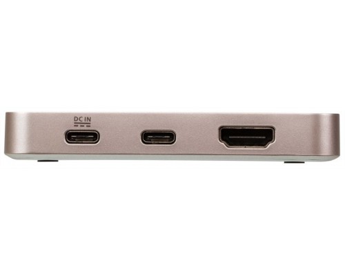 Dock станция ATEN USB-C 4K Ultra Mini Dock with Power Pass-through купить QBS.ru