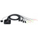 Квм переключатель ATEN 2-Port USB 4K HDMI Cable KVM Switch купить QBS.ru