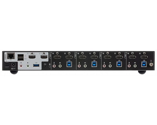 Квм переключатель ATEN 4-Port USB3.0 4K HDMI Dual Display KVMP Switch купить QBS.ru