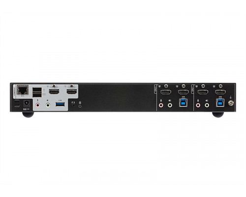 Квм переключатель ATEN 2-Port USB3.0 4K HDMI Dual Display KVMP Switch купить QBS.ru