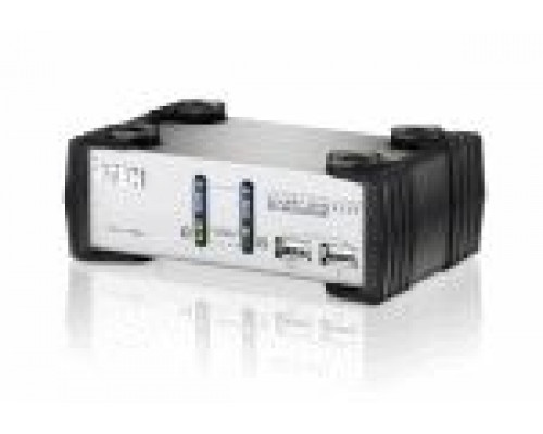 Переключатель электронный ATEN 2 PORT KVM & USB FOR PS2 W/1.2 купить QBS.ru