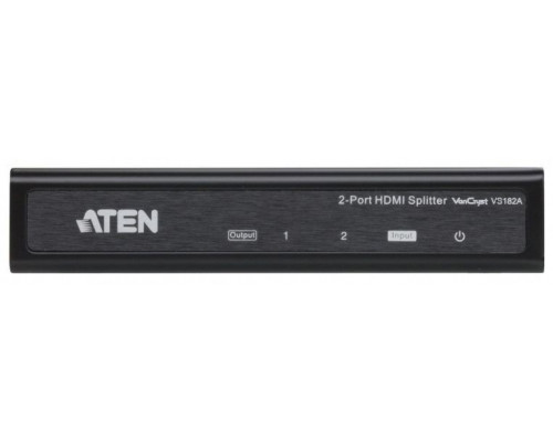 Разветвитель ATEN 2 PORT HDMI Splitter W/1,8M W/EU ADP купить QBS.ru