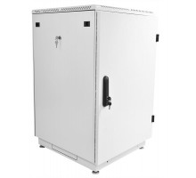 Шкаф телекоммуникационный напольный 18U (600x800) дверь металл (2 места)