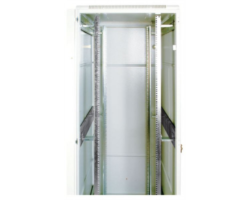 Шкаф телекоммуникационный напольный 42U (800x800) дверь стекло (3 места) купить QBS.ru