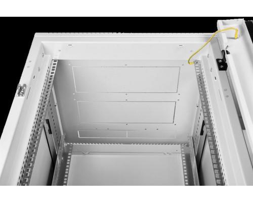 Шкаф телекоммуникационный напольный 42U (600x1000) дверь перфорированная 2 шт., цвет чёрный купить QBS.ru