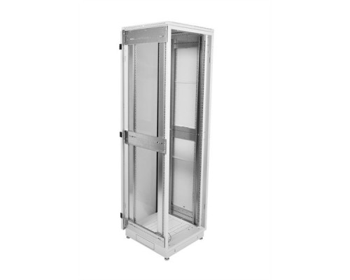 Шкаф телекоммуникационный напольный 38U (600x600) дверь стекло купить QBS.ru