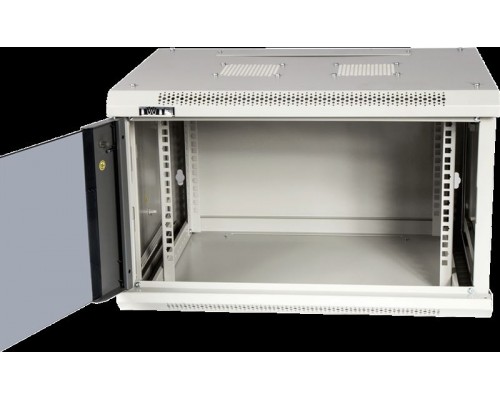 Шкаф настенный серии Pro, 9U 600x800, стеклянная дверь купить QBS.ru