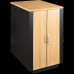 Шкаф LANMASTER SOUNDPROOF звукоизолированный 24U 750x1130 мм, отделка под дерево, цвет лиственница купить QBS.ru