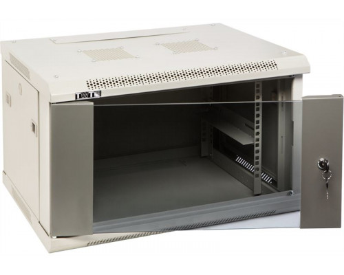 Шкаф настенный серии Pro, 22U 600x600, стеклянная дверь купить QBS.ru