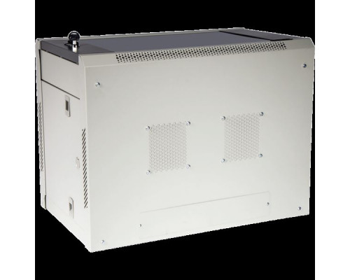 Шкаф настенный серии Pro, 6U 600x450, стеклянная дверь купить QBS.ru