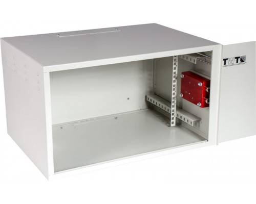 Шкаф антивандальный пенального типа, 6U 560x400 мм, серый купить QBS.ru