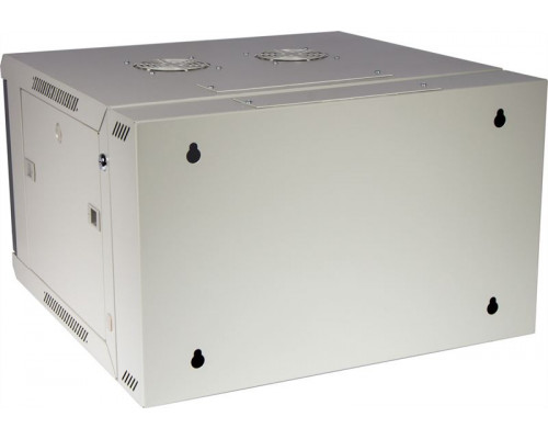 Шкаф настенный серии Pro, 3-секционный, 9U 600x600, стеклянная дверь купить QBS.ru