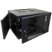 Шкаф настенный Next, 9U 550x450, стеклянная дверь, черный купить QBS.ru