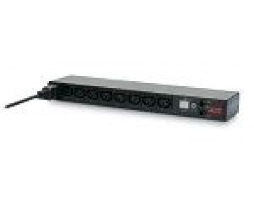 Панель питания распределительная APC Rack PDU, Switched, 1U, 16A, 208/230V, (8)C13 купить QBS.ru