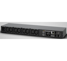 Панель питания распределительная CyberPower PDU PDU71005 Metered-by-Outlet, 1U type, 16Amp, plug IEC 320 C20, (8) IEC 320 C13 -EOL
