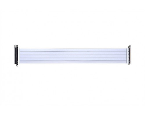 Райзер LIAN LI PW-PCI-4-60W PCIe 4.0 RISER CABLE 600mm - WHITE купить QBS.ru