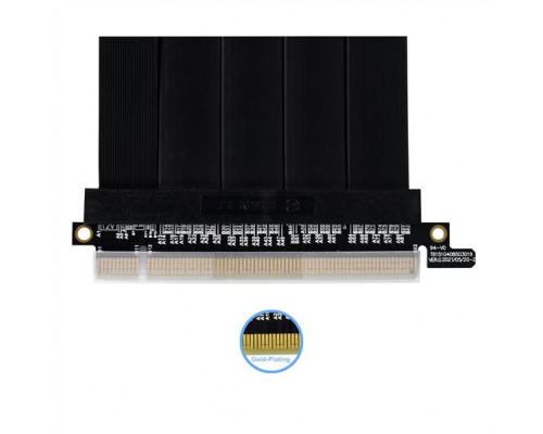 Райзер LIAN LI PW-PCI-4-60X PCIe 4.0 RISER CABLE 600mm - BLACK купить QBS.ru