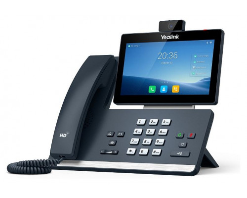 YEALINK SIP-T58W with camera, видеотерминал, Android, WiFi, Bluetooth, GigE, CAM50, без БП, шт купить QBS.ru