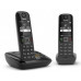 Беспроводной телефон GIGASET AS690 AM DUO black купить QBS.ru