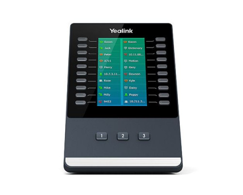 Клавишная панель для телефонов sip YEALINK EXP50 с цветным LCD для SIP-T53/T53W/T54W/T57W/T58A, шт купить QBS.ru