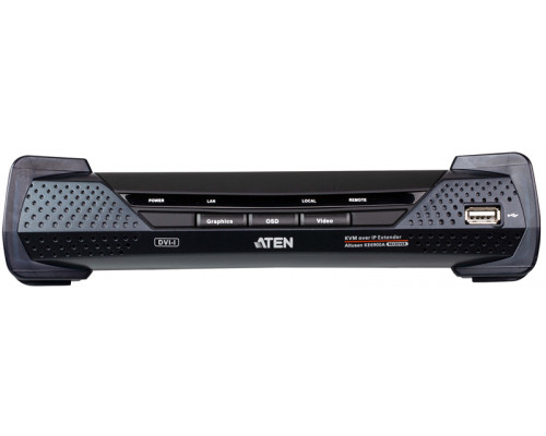Удлинитель ATEN DVI-I Single Display KVM over IP Receiver купить QBS.ru