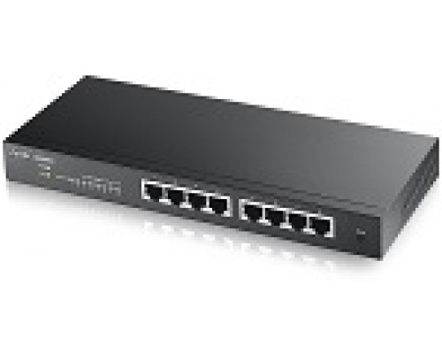 Smart L2 коммутатор Zyxel GS1900-8, 8xGE, настольный, бесшумный купить QBS.ru