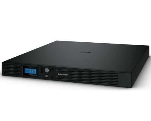 Источник бесперебойного питания CyberPower PR1000ELCDRT1U Line-Interactive 1000VA/670W USB/RS-232/EPO/SNMPslot (6 IEC С13) купить QBS.ru