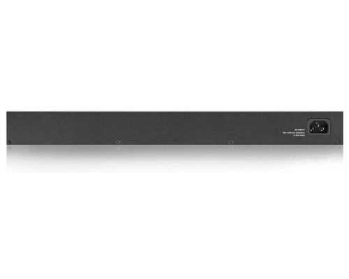 Коммутатор Zyxel GS1100-24, 24xGE, 2xSFP, rack 19, бесшумный купить QBS.ru