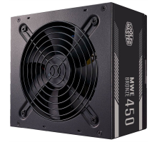 Блок питания Cooler Master MWE Bronze, 450W, ATX, 120mm, 6xSATA, 2xPCI-E(6+2), APFC, 80+ Bronze