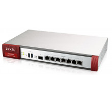  Межсетевой экран Zyxel ATP500, Rack, 7 конфигурируемых (LAN/WAN) портов GE, 1xSFP, 2xUSB3.0, AP Controller (8/72), Device HA Pro, NebulaFlex Pro, с подпиской Gold на 1 год (AS, AV, CF, IDP/DPI, Sandbo