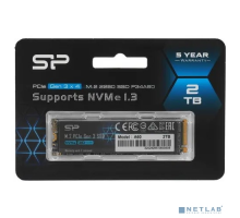 накопитель Твердотельный диск 2TB Silicon Power P34A60, M.2 2280, PCI-E 3x4 R/W - 2200/1600 MB/s