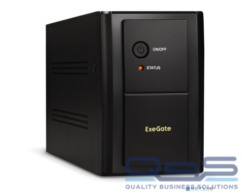 ИБП Exegate EX292606RUS ИБП ExeGate SpecialPro UNB-2000.LED.AVR.1SH.2C13 <2000VA/1200W, LED, AVR,1*Schuko+2*C13, металлический корпус, Black> купить QBS.ru