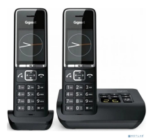 Телефон Радиотелефон DECT GIGASET COMFORT 550A DUO RUS черный