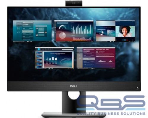 Моноблок 23.8 Dell Optiplex 5490 AIO i5-10500T/8GB/256GB SSD/UHD graaphics 630/1920x1080/GbitEth/WiFi/BT/cam/Win10Pro/black купить QBS.ru