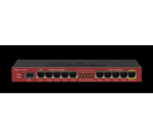 Маршрутизатор MikroTik RouterBOARD 2011iLS with Atheros 74K MIPS CPU, 64MB RAM, 1x SFP port, 5xLAN, 5XGbit LAN, RouterOS L4, desktop case, PSU