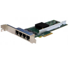 Сетевая карта Silicom  1Gb PE2G4I35L Quad Port Copper Gigabit Ethernet PCI Express Server Adapter X4, Based on Intel i350AM4, Low-Profile, RoHS compliant (analog I350T4V2)