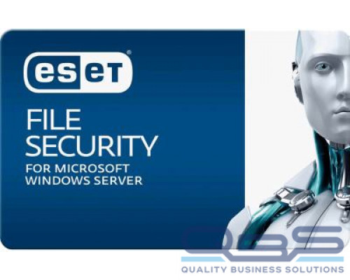 Право на использование (электронно) Eset File Security для Microsoft Windows Server for 1 server продление 2 года купить QBS.ru