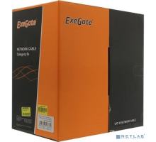 Кабель Exegate EX281820RUS Кабель Exegate  UTP4-C5e-CU-S24-IN-LSZH-OR-305 UTP 4 пары кат.5e медь, 24AWG, LSZH, бухта 305м, оранжевый