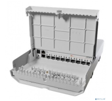 Сетевое оборудование MikroTik CRS310-1G-5S-4S+OUT Коммутатор уличный, оптический 1*1Gbit Rj45, 5*1Gbit SFP, 4*10Gbit SFP+