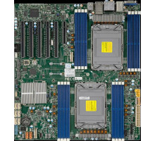 Материнская плата Supermicro Motherboard 2xCPU X12DAI-N6 3rd Gen Xeon Scalable TDP 270W/16xDIMM/ C621A RAID 0/1/5/10/2x1Gb/5xPCIex16/2xM.2(Bulk)
