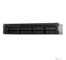 Дисковый массив Synology RS1221+ Сетевое хранилище QC2.2GHzCPU/4GbDDR4(upto32)/RAID0,1,5,6,10/upto 8 hot plug HDDs SATA(3,5'or2,5')(upto 12 with RX418)/2xUSB3.2/1eSATA/iSCSI/4xGbE(+1Expslot)/2xIPcam(upto 40) 
