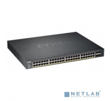 Сетевое оборудование ZYXEL XGS1930-52HP-EU0101F Гибридный Smart PoE+ L2+ коммутатор NebulaFlex XGS1930-52HP, 48xGE PoE+, 4xSFP+, бюджет PoE 375 Вт, автономное/облачное управление