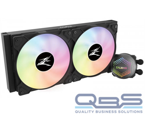 Система водяного охлаждения Zalman CPU Liquid Cooler 280mm, BK купить QBS.ru