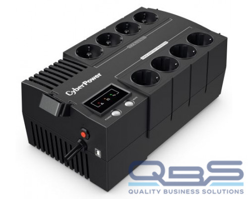 Источник бесперебойного питания Cyberpower BS650E Line-Interactive 650VA/390W USB (4+4 EURO) купить QBS.ru