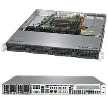 Серверная платформа Supermicro SuperServer 1U 5019C-MR Xeon E-22**/ no memory(4)/ 6xSATA/ on board RAID 0/1/5/10/ no HDD(4)LFF/ 1xFH/ 2xGb/ 2x400W/ 1xM.2