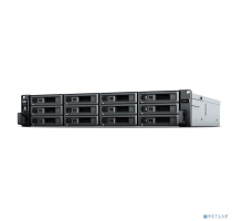 Дисковый массив Synology RS2421RP+ Rack 2U QC2,1GhzCPU/4Gb(up to 64)/RAID0,1,10,5,6/up to 12hot plug HDDs SATA(3,5' or 2,5')(up to 24 with RX1217RP)/2xUSB/4GigEth(+1Expslot)/iSCSI/2xIPcam(up to 40)/2xPS