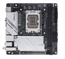 Материнская плата ASROCK H670M-ITX/AX, LGA1700, H670, 2*DDR4, DP+HDMI, 4xSATA3 6.0,  M.2 Socket, RAID, 2xUSB 3.2, Type-C, 4xUSB 2.0, mITX; 90-MXBHZ0-A0UAYZ